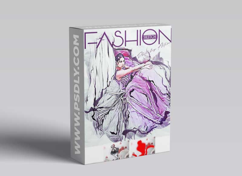 GraphicRiver - Fashion Sketch 2 Photoshop Action 30333957