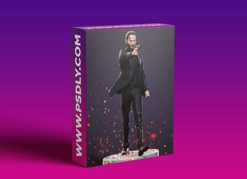 John Wick 3D print model