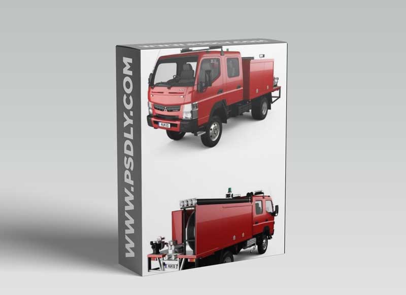 Mitsubishi Fuso Canter (FG) Wide Crew Cab Fire Truck 2016