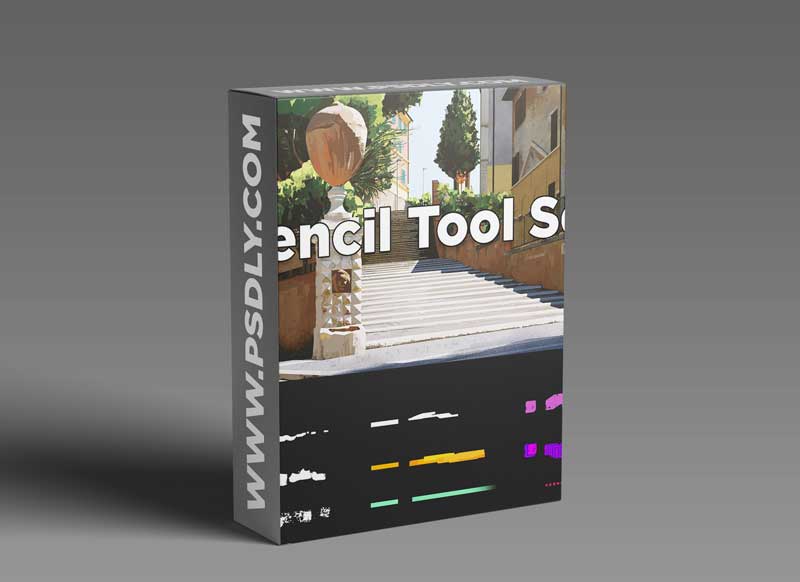Pencil Tool Set for Photoshop by Luca Martelli