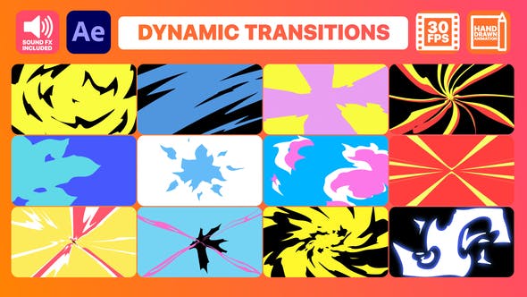 Videohive Dynamic Transitions After Effects 30503846