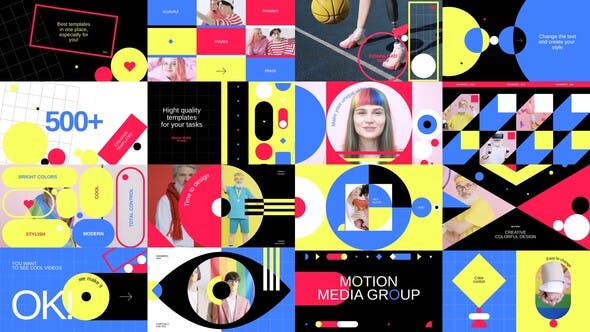 Videohive Bauhaus Stylish Opener 30464247