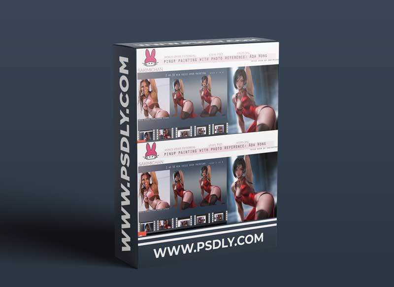 Sakimichan - Pinup Painting with Photo Reference