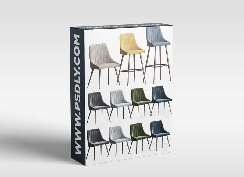 amos chair set 3d model