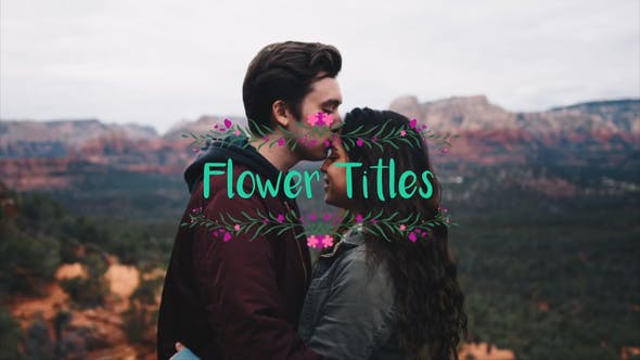 Videohive Flower Titles 29655376