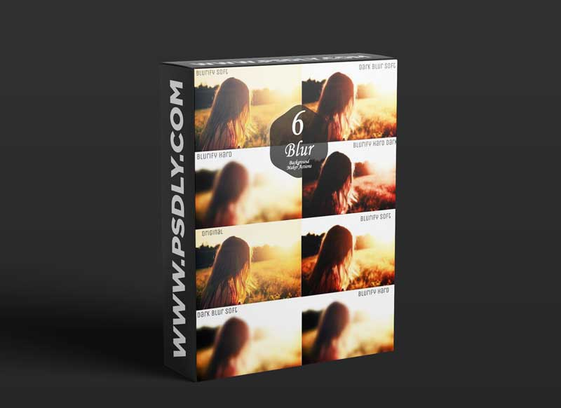 6 Blur Background Maker Photoshop Actions