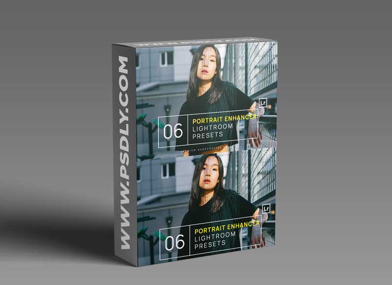 6 Portrait Enhancer Lightroom Presets + Mobile
