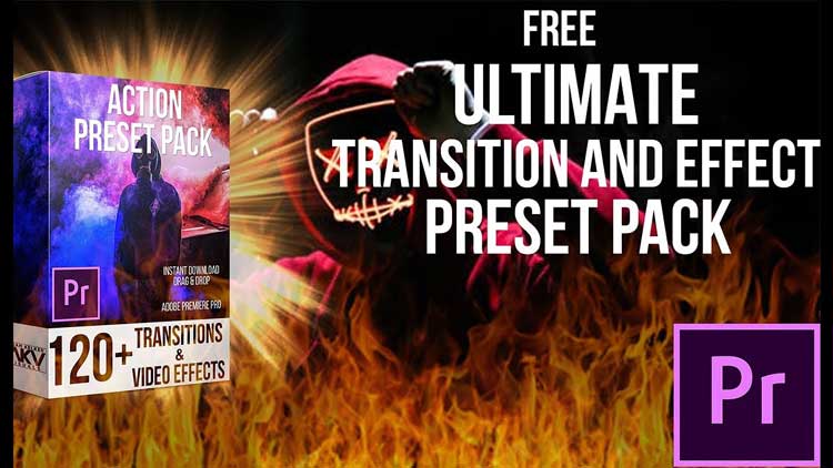 Akvstudios Action Transition Preset Pack for Premiere