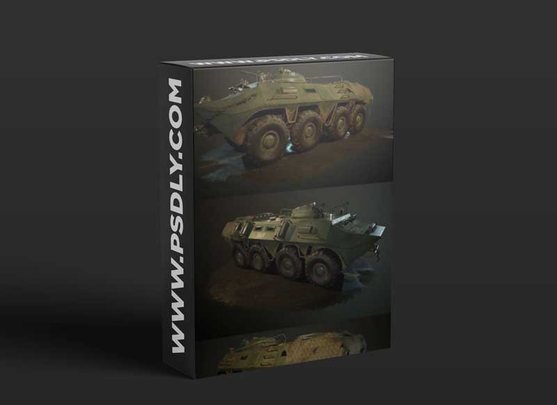 BTR Military Vehicle