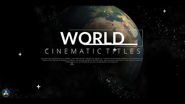 Videohive World Cinematic Titles 29576072