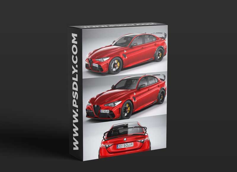 Cgtrader - Alfa Romeo Giulia GTAm 2021