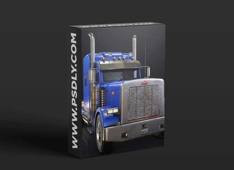 Cgtrader - American Peterbilt Truck