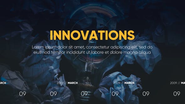 Videohive Corporate Slideshow History Timeline DaVinci Resolve 30956081