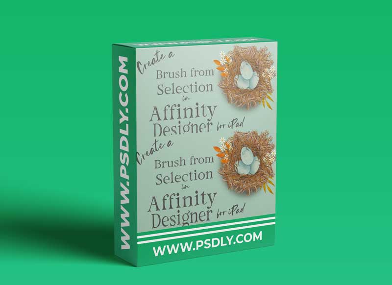 Create a Brush From Selection in Affinity Designer for iPad | Creating Illustrated Nests