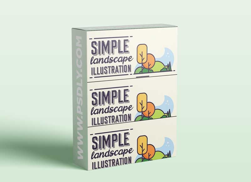 Creating Simple Flat Vector Landscape Illustration in Adobe Illustrator