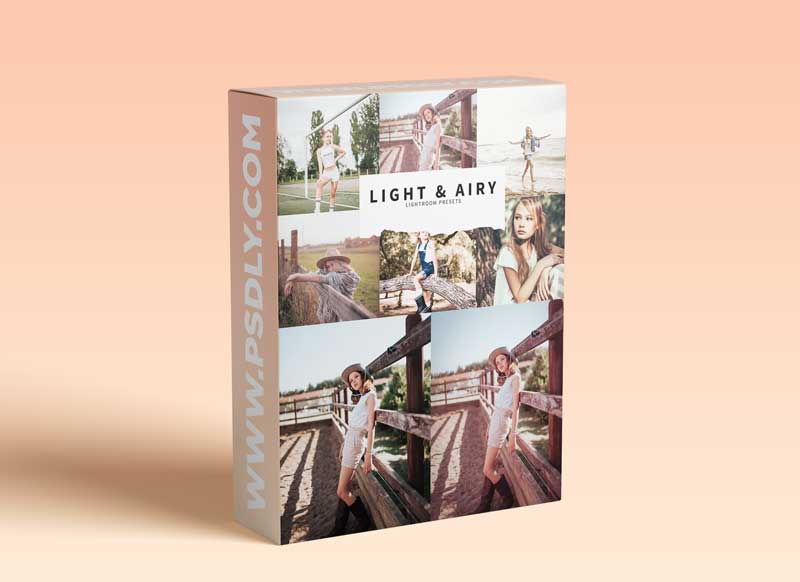 CreativeMarket - 10 Light & Airy Lightroom Presets 5978574