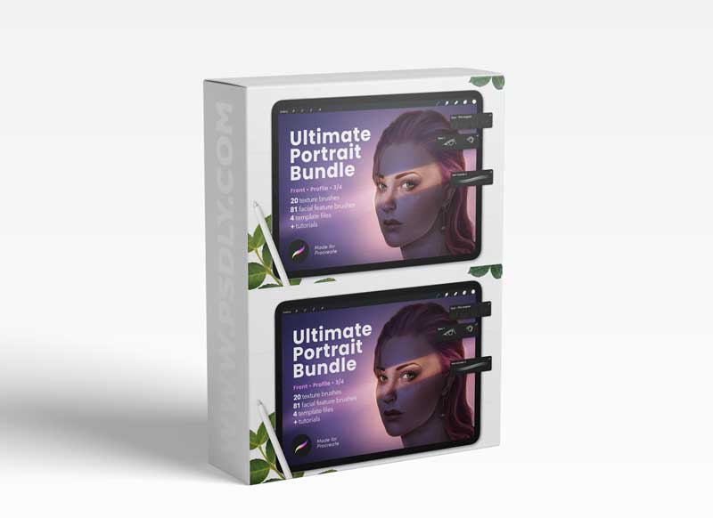 CreativeMarket - Ultimate Procreate Portrait Bundle 5892281