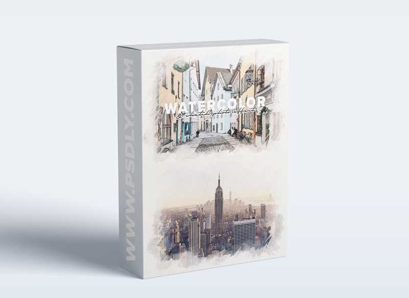 CreativeMarket - Watercolor and Sketch Photo Effect 5936324