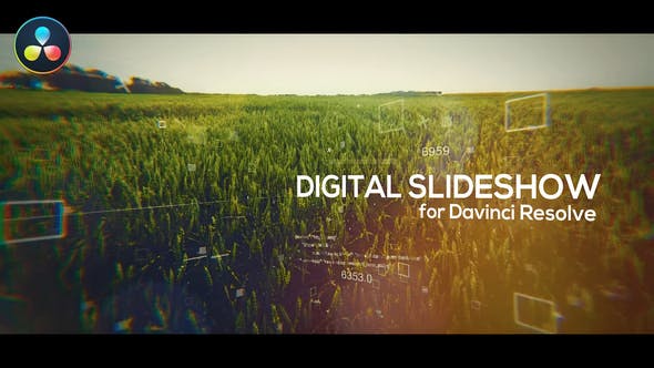 Videohive Digital Slideshow for Davinci Resolve 31300385