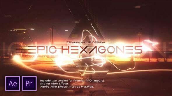Videohive Epic Hexagones Technology Slideshow 31275473