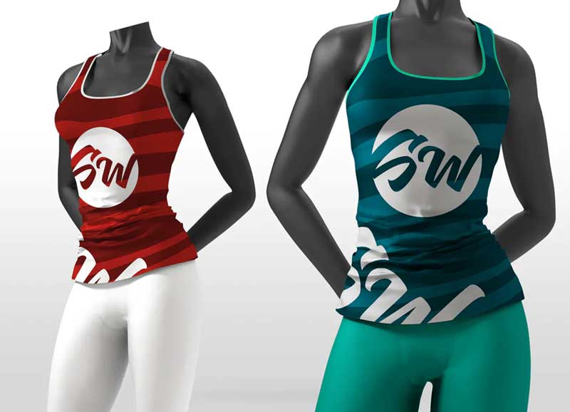 Female Mannequin Tank Top Mockup