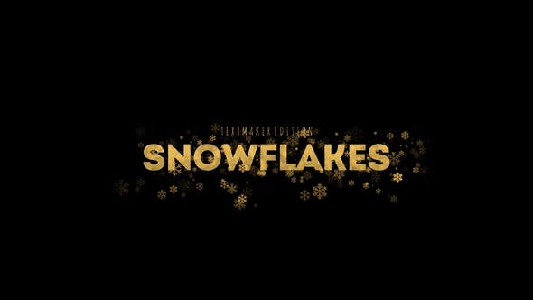 Videohive Gold & Silver Snowflake Titles DaVinci Resolve 29867057