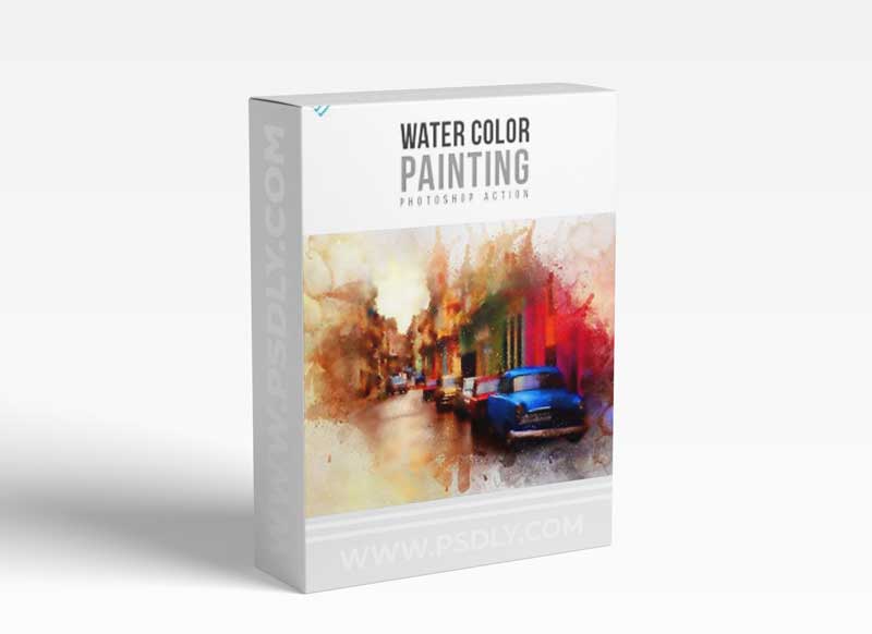 GraphicRiver - Water Color Painting Photoshop Action 18707132