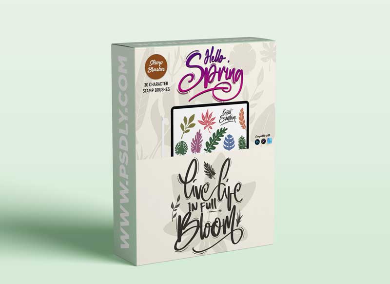 Hello Spring | Stamp Brushes