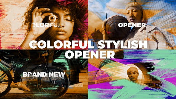 Videohive Colorful Stylish Opener 30577100