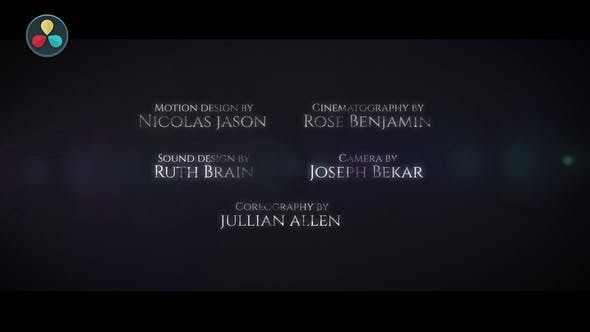 Videohive Cine Credit V.1 29657156