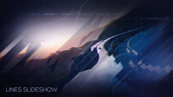 Videohive Lines Slideshow 15627601