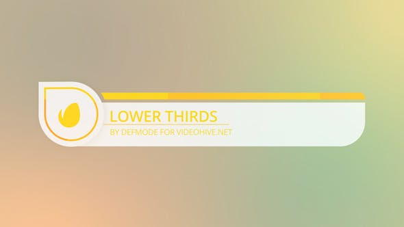 Videohive Flat Lower Thirds 11355768