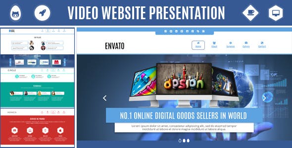 Videohive Video Website Presentation Promote Your Company 7406004