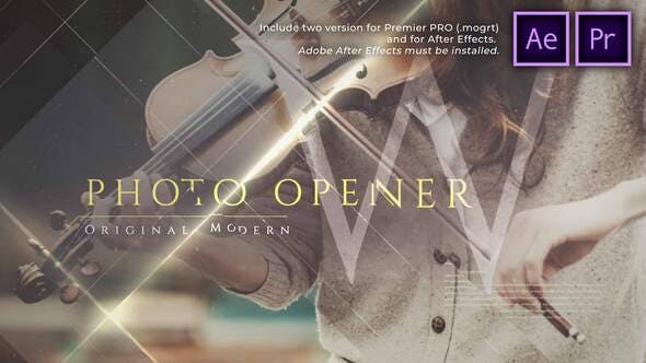 Videohive Original Modern Photo Opener 31275486