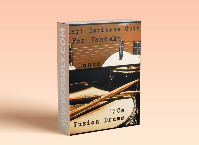 Past To Future Samples Vinyl Baritone Guitar & 70's Fusion Drums