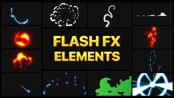 Videohive Flash FX Elements Pack 02 DaVinci 30173038