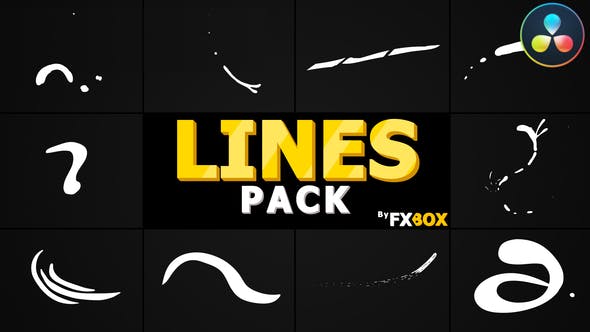 Videohive 2D cartoon lines DaVinci 30204260