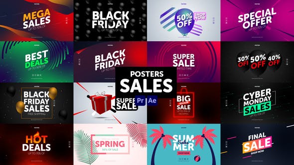 Videohive Posters Sales 30923966