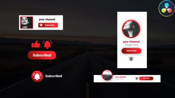 Videohive Youtube Subscribes Pack 31008298