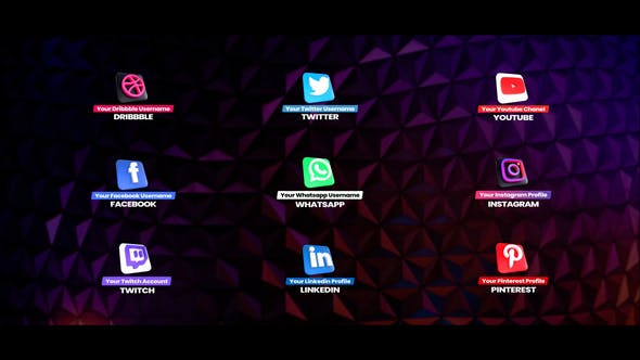 Videohive 3D Social Media For DaVinci Resolve 30070171