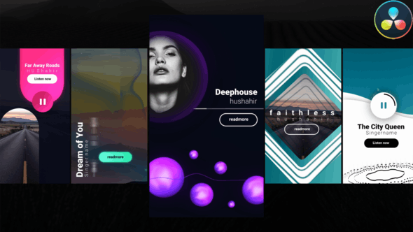 Videohive Creative Instagram Music Stories 30221421