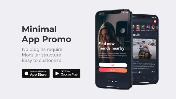 Videohive Clean Minimal App Promo 31325804