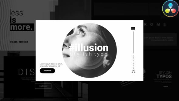 Videohive Monochrome Clean Typography 30019589