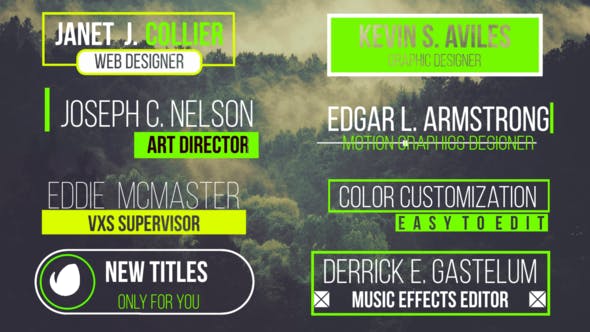 Videohive Stylish Minimal Titles V.1 30014744