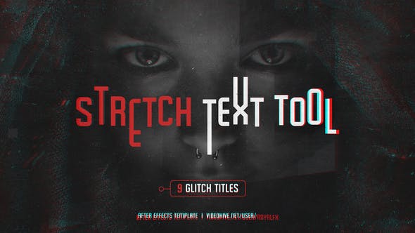 Videohive Stretch Glitch Titles 16141093