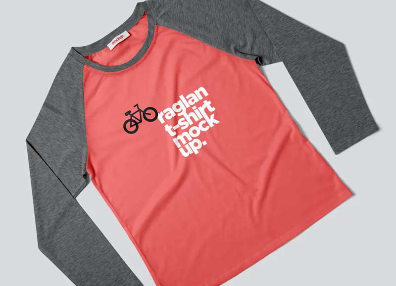 Raglan Full Sleeve T-Shirt Mockups