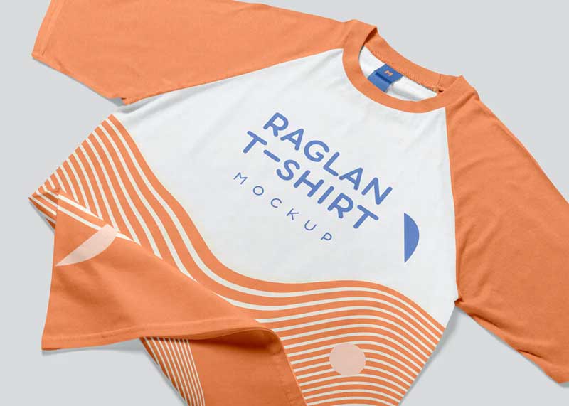 Raglan T-shirt Mockups