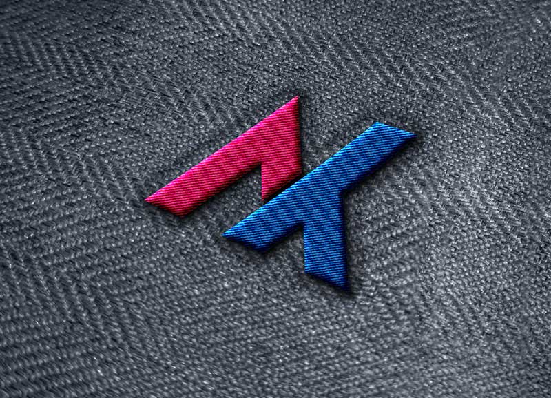 Realistic Embroidered Logo Mockup