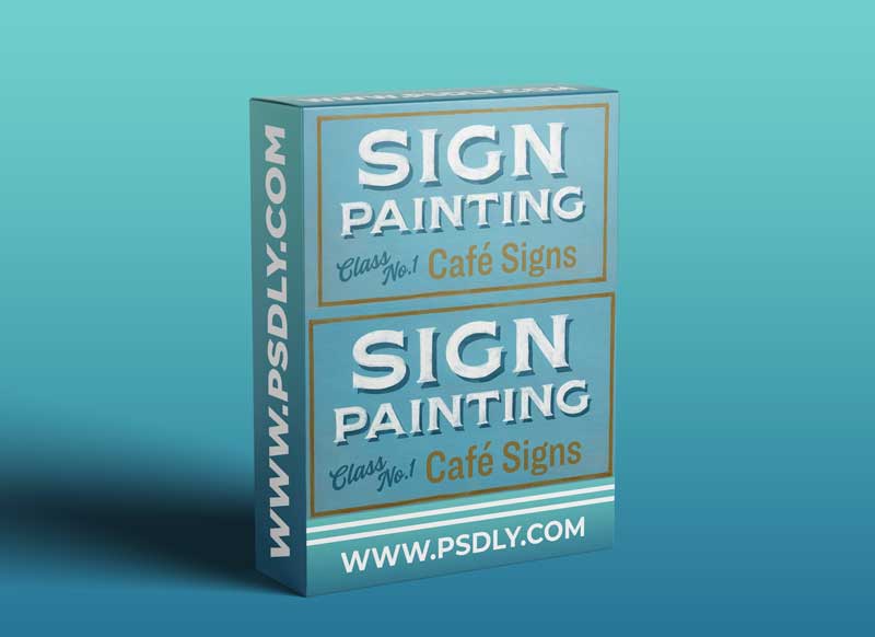 Sign Painting: Cafe Signs. Create an authentic hand-painted wood sign.