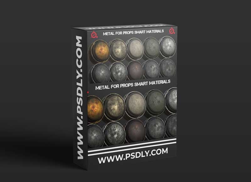 Substance Painter – Musaab Shukri – Metal for props